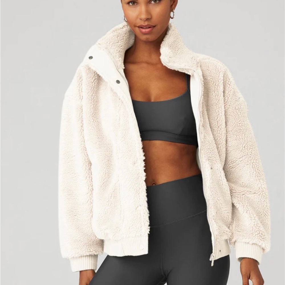 BNWT Alo Varsity Sherpa Jacket XS